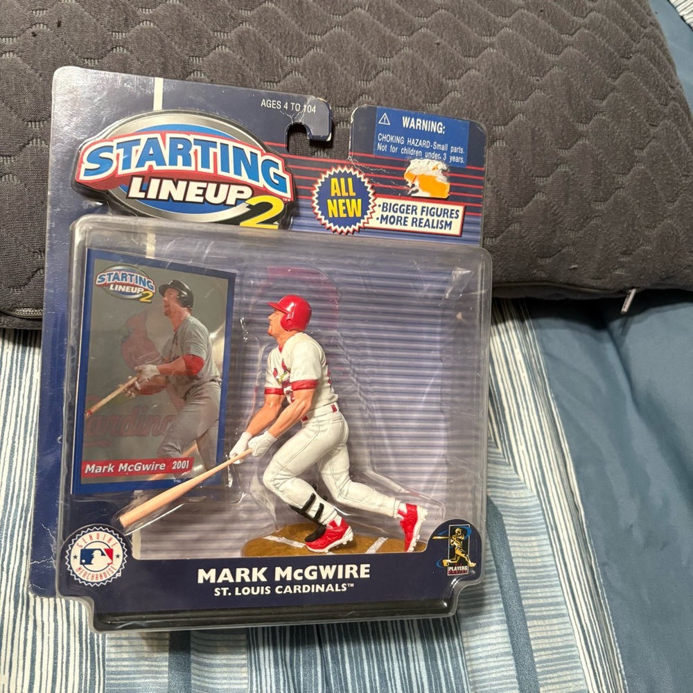 Starting Lineup Mark McGwire Figure With Card